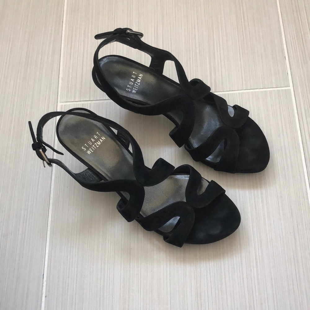 Stuart Weitzman suede sandals